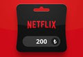 Netflix TRY 200 Gift Card TR