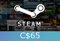 Steam Wallet CAD 65 Gift Card CA