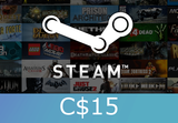 Steam Wallet CAD 15 Gift Card CA