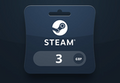 PC Steam Gift Card GBP 3 UK Activation Code