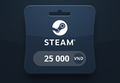 Steam Wallet VND 25 000 Gift Card