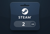 Steam Wallet USD 2 Gift Card KG