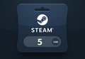 Steam Wallet USD 5 Gift Card TR