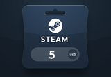 Steam Wallet USD 5 Gift Card TR
