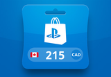 PlayStation Network CAD 215 Gift Card CA
