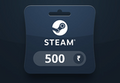 Steam Wallet INR 500 Gift Card IN