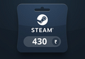 Steam Wallet INR 430 Gift Card IN