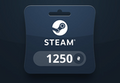Steam Wallet UAH 1250 Gift Card UA