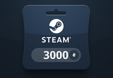 Steam Wallet UAH 3000 Gift Card UA