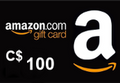 Amazon CAD 100 Gift Card CA