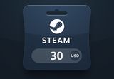 Steam Wallet USD 30 Gift Card US