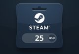 Steam Wallet USD 25 Gift Card US