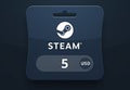 Steam Wallet USD 5 Gift Card US