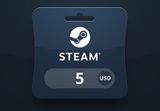 Steam Wallet USD 5 Gift Card US
