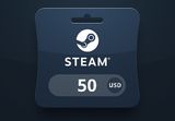 Steam Wallet USD 50 Gift Card US