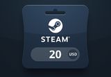 Steam Wallet USD 20 Gift Card US