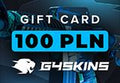 G4Skins.com Gift Card 100 PLN