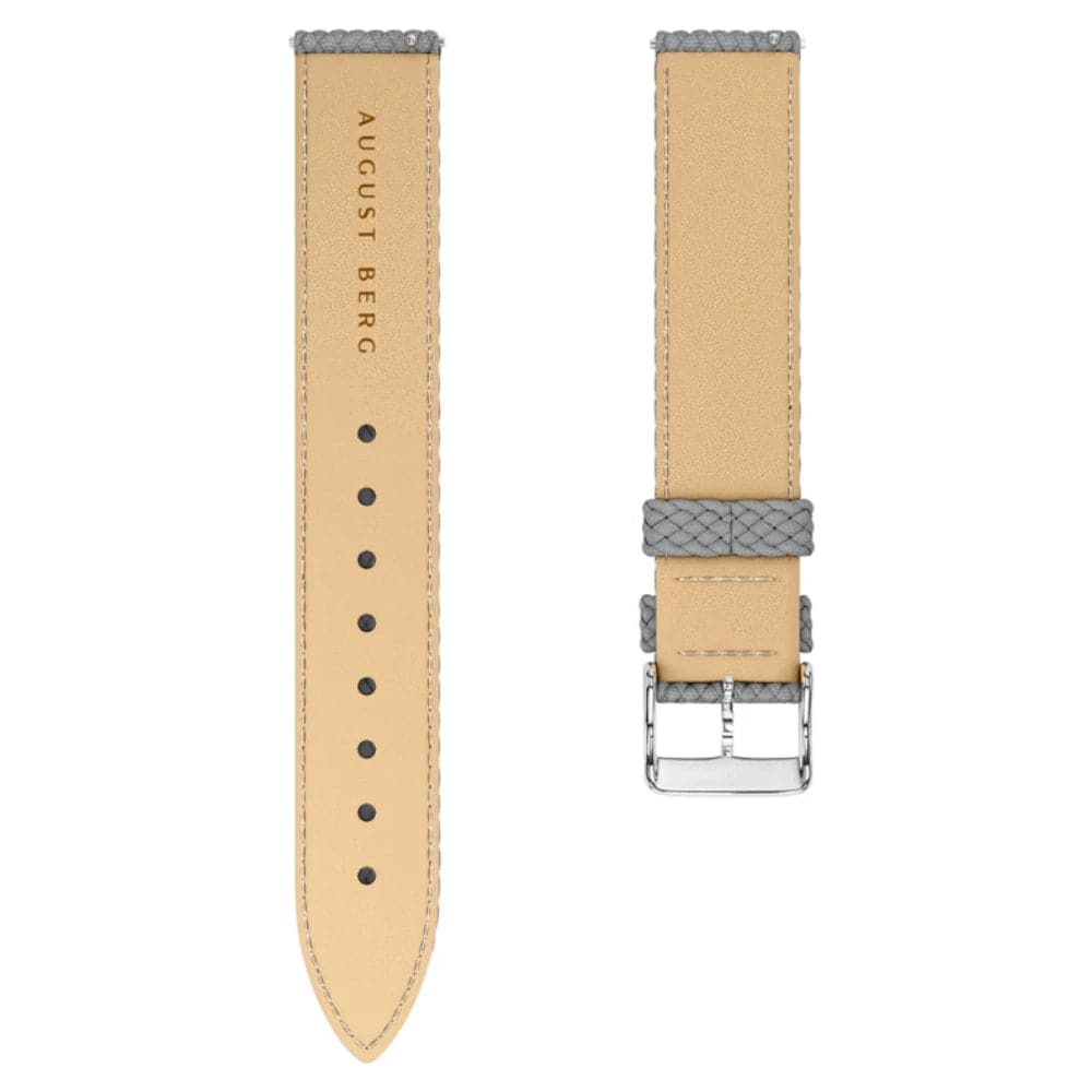 August Berg Gray Dial Nylon Strap Unisex Watch 10140H04VCG8C (40mm)