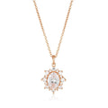GEORGINI ICONIC BRIDAL ELOISE PENDANT ROSE GOLD