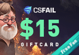 CS fail $15 Gift Card