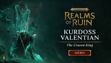 Warhammer Age of Sigmar: Realms of Ruin - Kurdoss Valentian, The Craven King - PC (Steam)