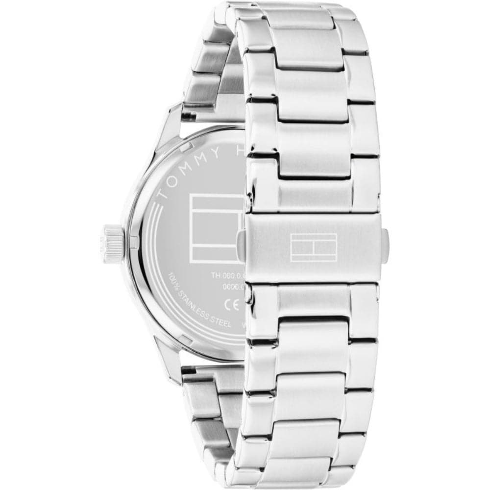 Tommy Hilfiger Blue Dial Silver Stainless Steel Strap Men Watch 1710563