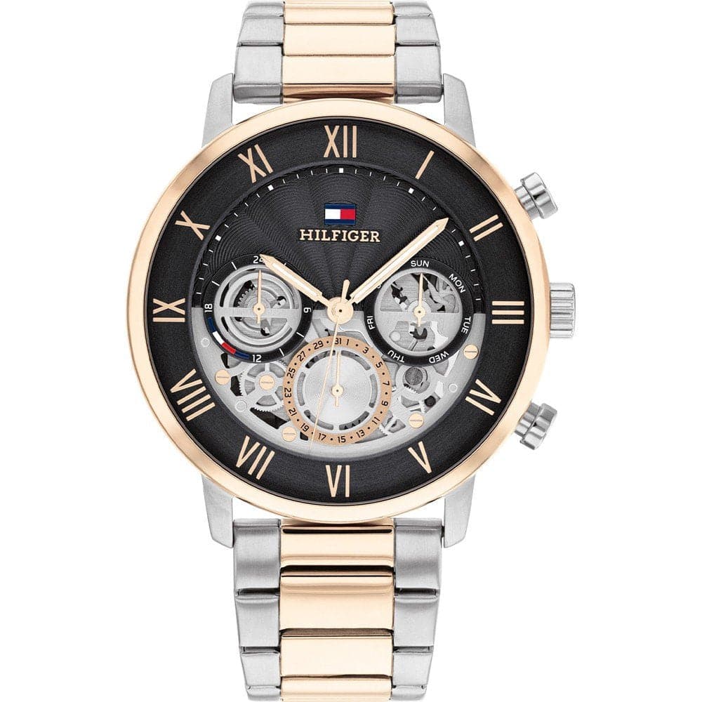 Tommy Hilfiger Chronograph Two-Tone Stainless Steel Strap Men Watch 1710570