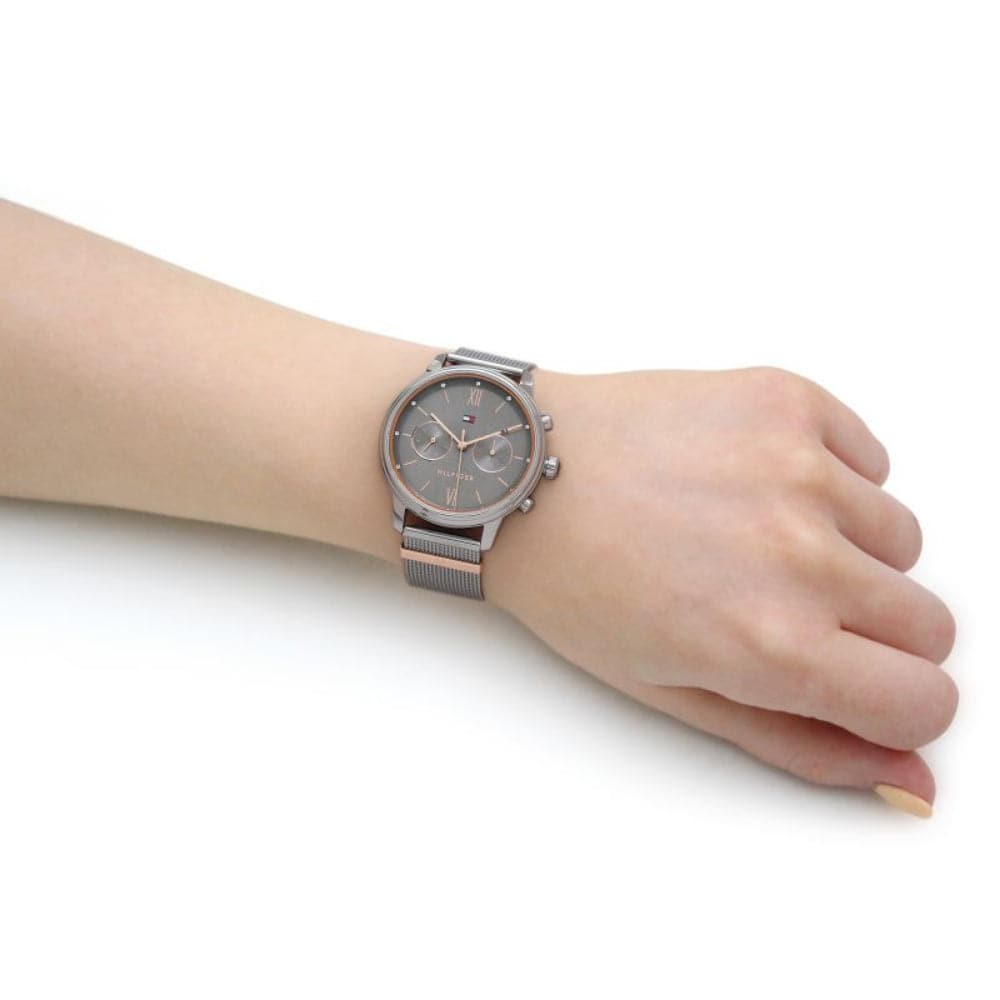 Tommy Hilfiger Blake Gray Dial Milanese Strap Women Watch 1782304