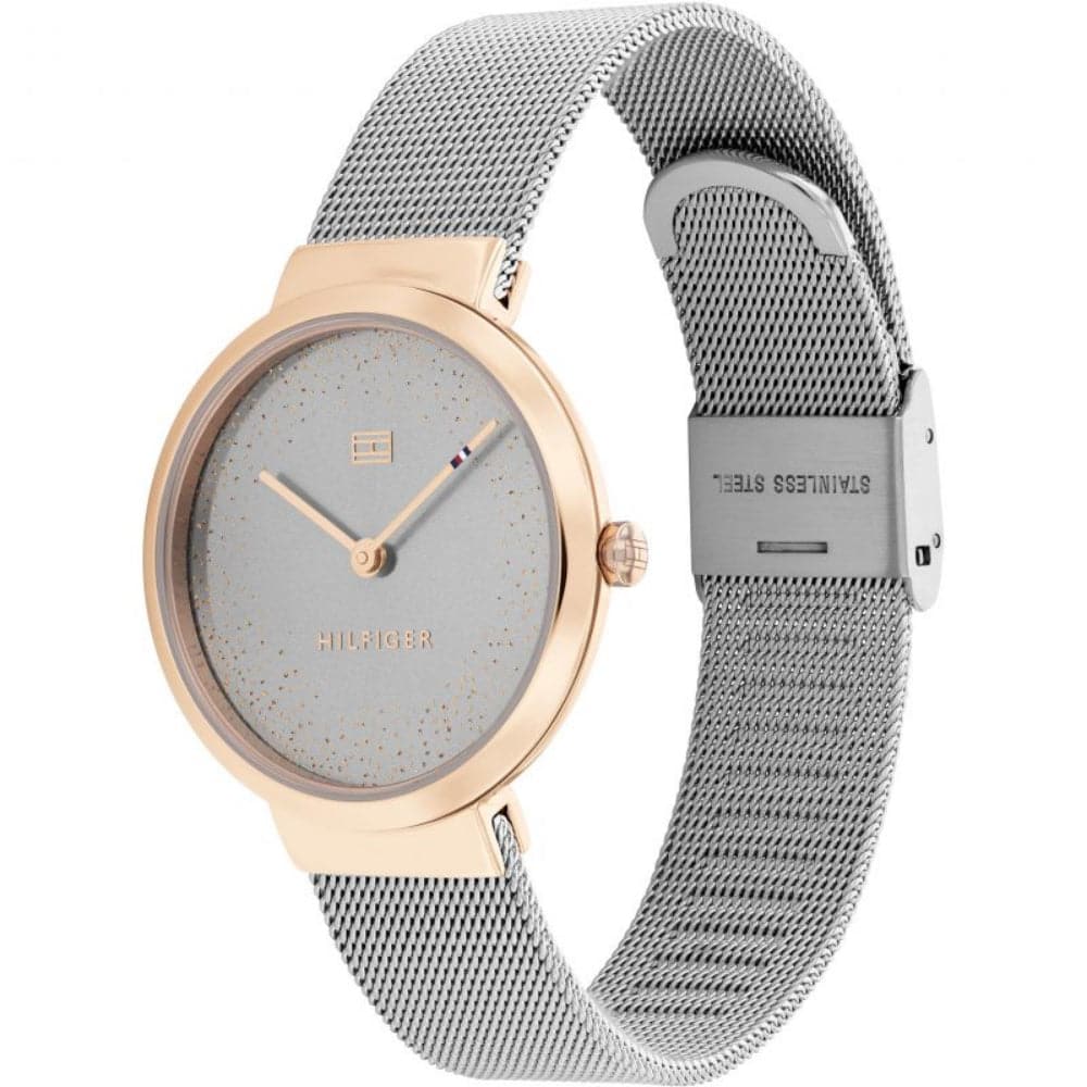 Tommy Hilfiger Gray Dial Silver Milanese Strap Women Watch 1782467