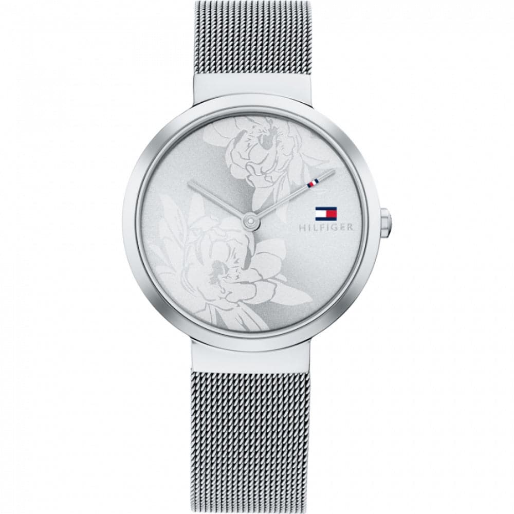 Tommy Hilfiger Silver Dial Milanese Strap Women Watch 1782469