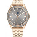 Tommy Hilfiger Gray Dial Rose Gold Stainless Steel Strap Women Watch 1782482