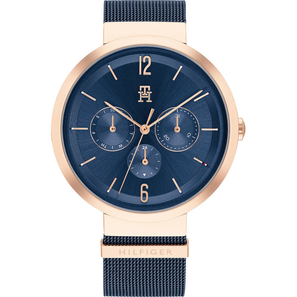 Tommy Hilfiger Chronograph Blue Dial Milanese Strap Women Watch 1782541