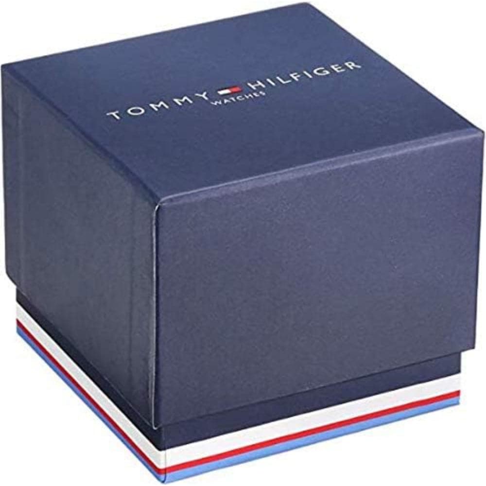 Tommy Hilfiger Silver Dial Gray Leather Strap Women Watch 1782542