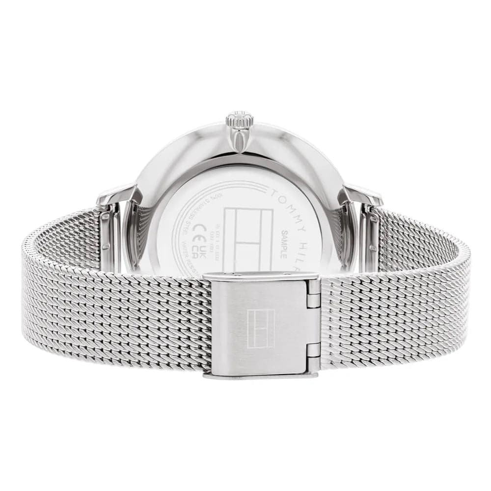 Tommy Hilfiger Blush Pink Dial Silver Milanese Strap Women Watch 1782578