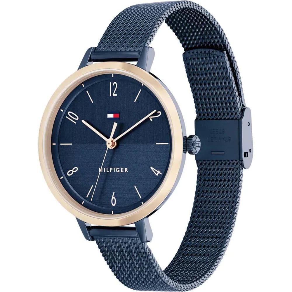 Tommy Hilfiger Blue Dial Milanese Strap Women Watch 1782581