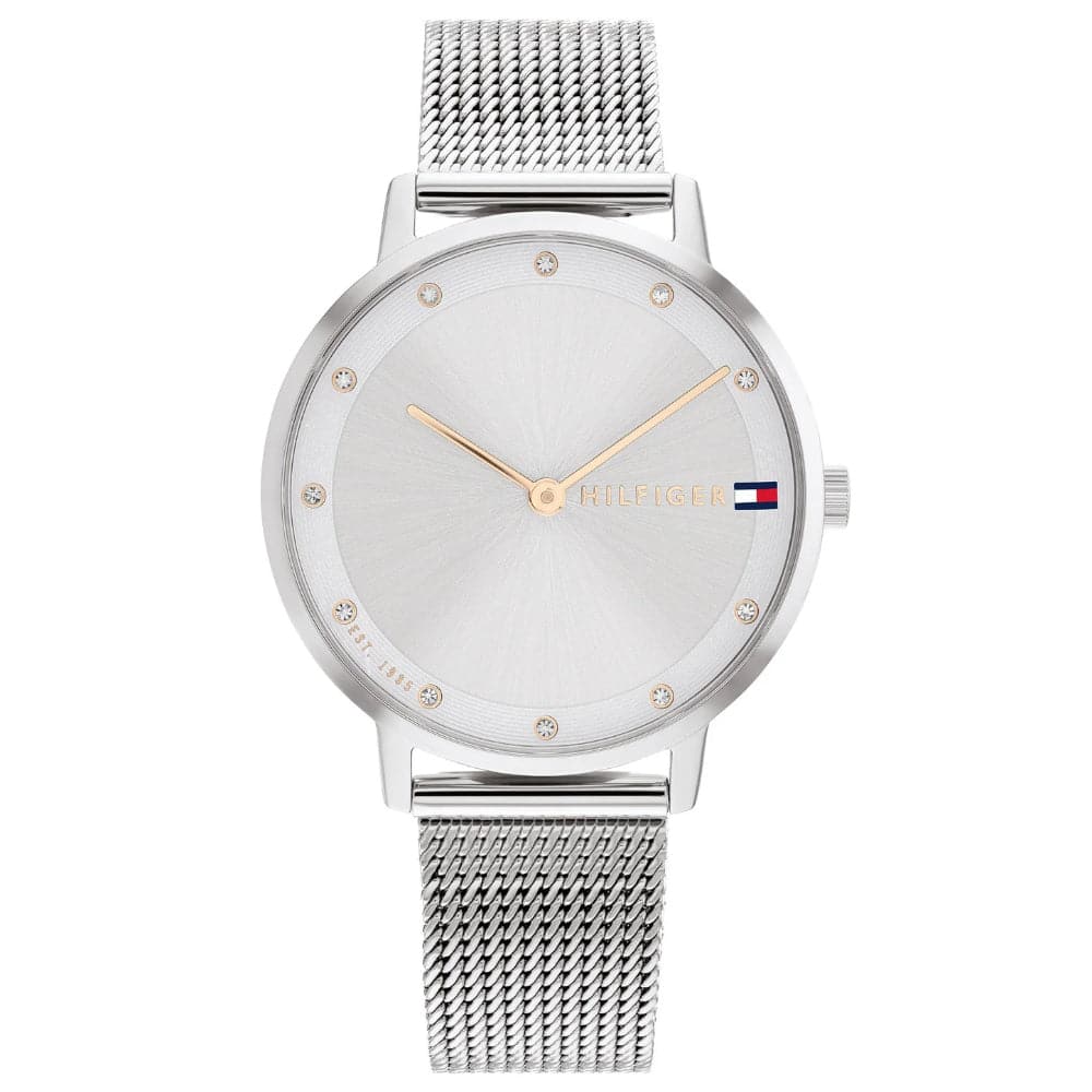 Tommy Hilfiger Silver Dial Milanese Strap Women Watch 1782665