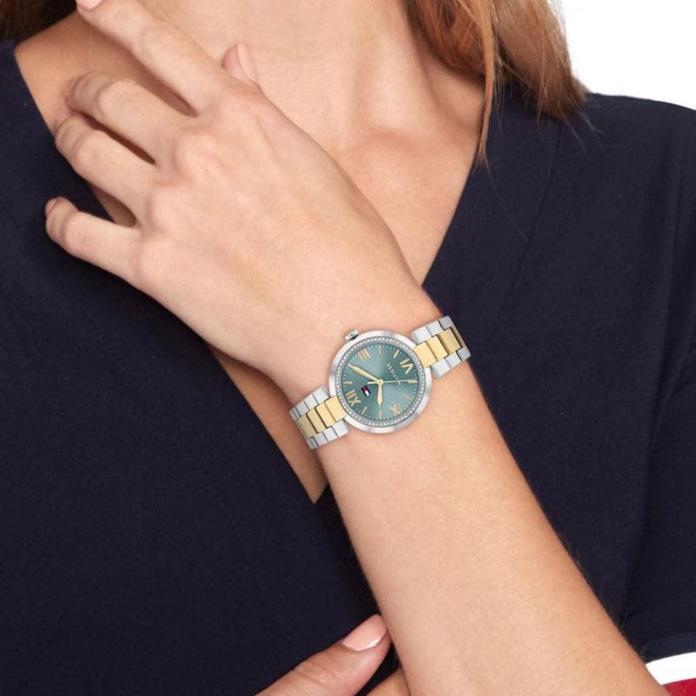 Tommy Hilfiger Two-Tone Stainless Steel Strap Women Watch 1782680