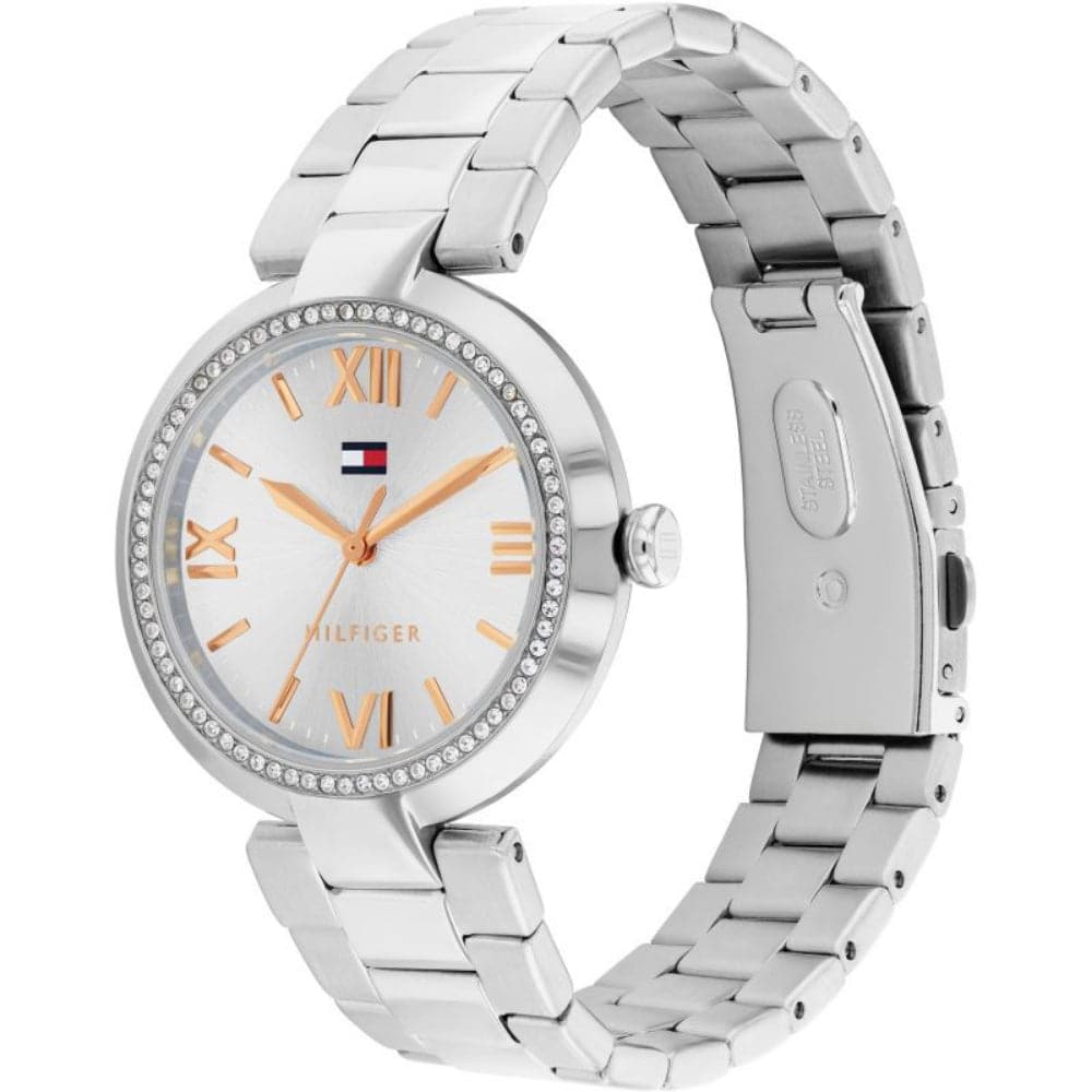 Tommy Hilfiger Silver Dial Stainless Steel Strap Women Watch 1782681