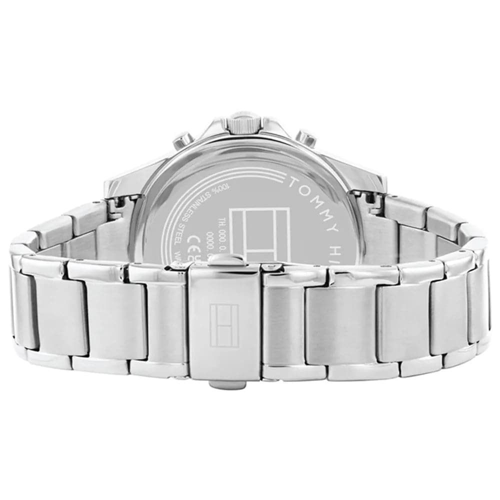 Tommy Hilfiger Chronograph Silver Stainless Steel Strap Women Watch 1782690