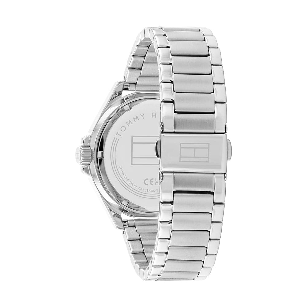 Tommy Hilfiger Blue Dial Silver Stainless Steel Strap Men Watch 1792012