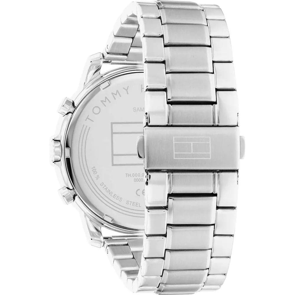 Tommy Hilfiger Chronograph Silver Stainless Steel Strap Men Watch 1792050