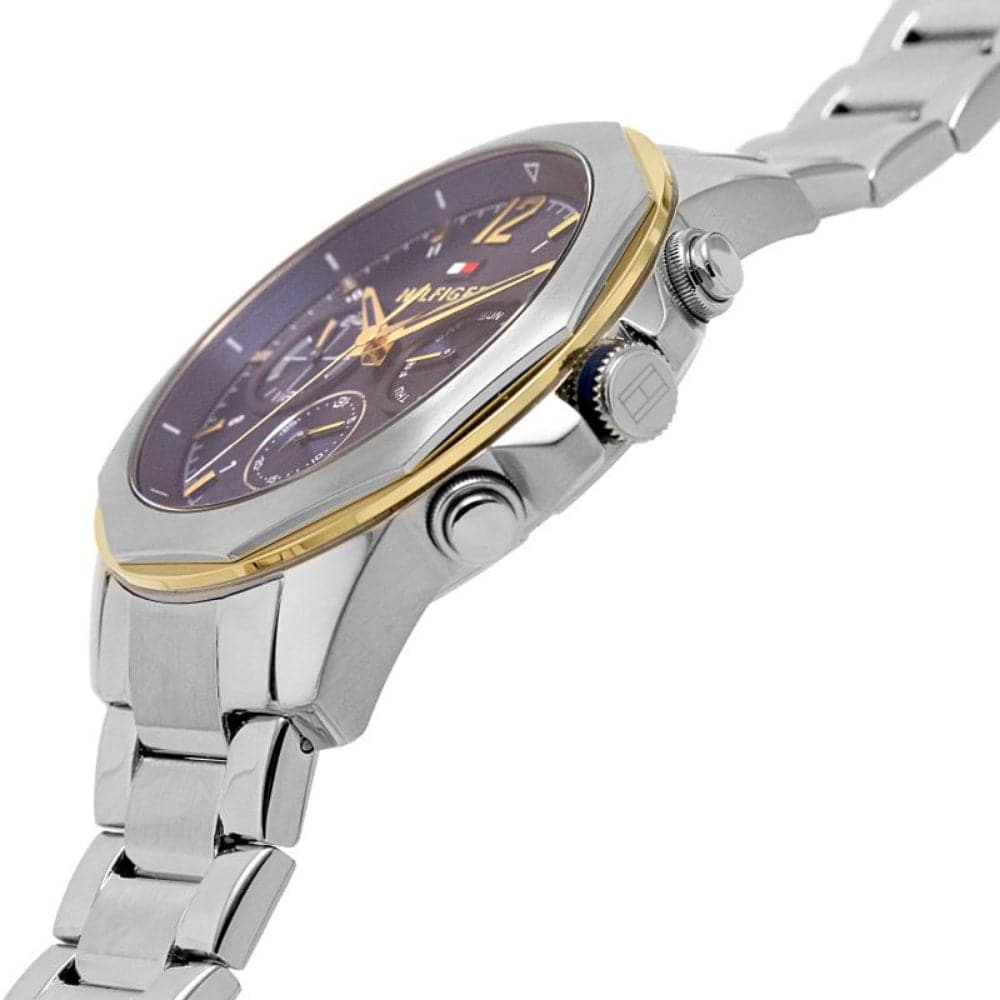 Tommy Hilfiger Chronograph Silver Stainless Steel Strap Men Watch 1792059
