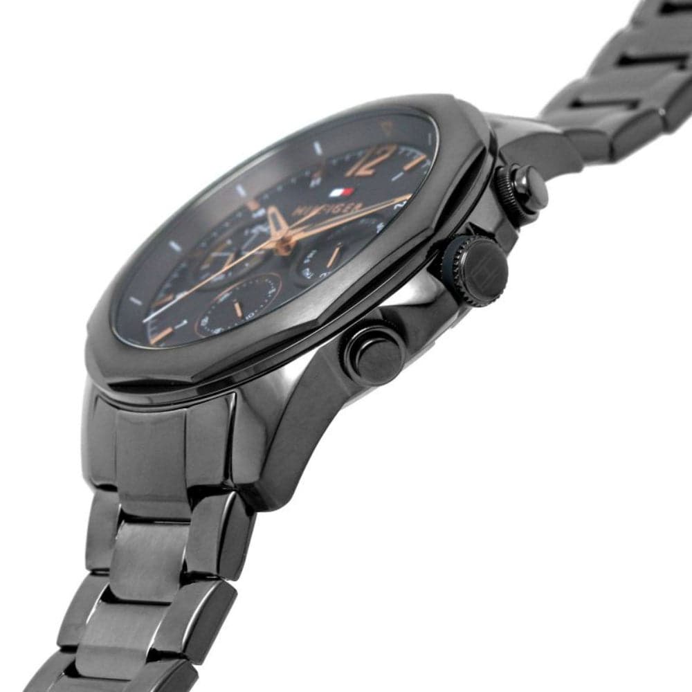 Tommy Hilfiger Chronograph Gray Stainless Steel Strap Men Watch 1792061