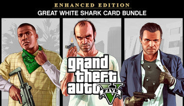 Grand Theft Auto V: Enhanced & Great White Shark Card - PC (Rockstar)