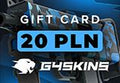 G4Skins.com Gift Card 20 PLN