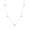 GEORGINI THE LAYERED EDIT TROIS NECKLACE SILVER