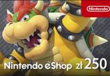 Nintendo eShop Prepaid Card PLN 250 Key PL