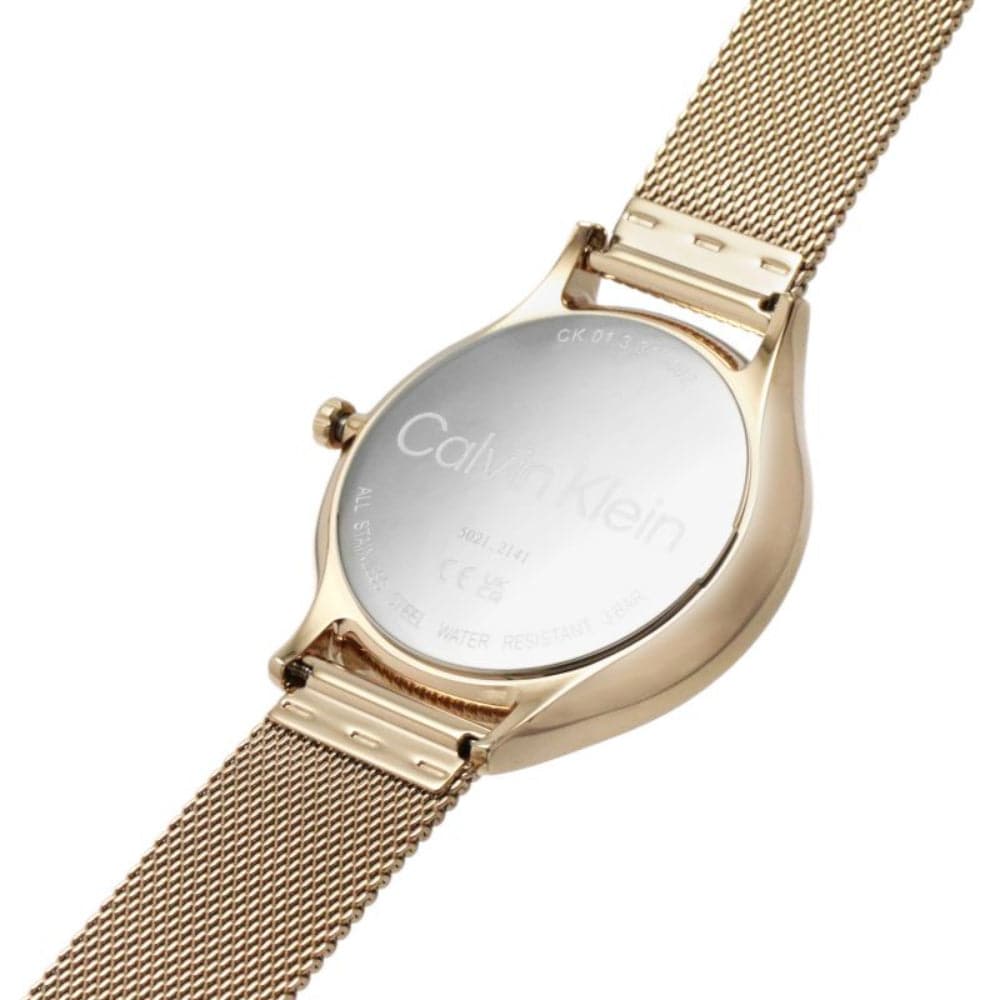 Calvin Klein Rose Gold Dial & Milanese Strap Women Watch 25200002