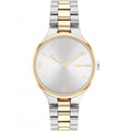 Calvin Klein Silver Dial Two-Tone Stainless Steel Strap Women Watch 25200132