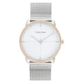 Calvin Klein White Dial Silver Milanese Strap Women Watch 25200157
